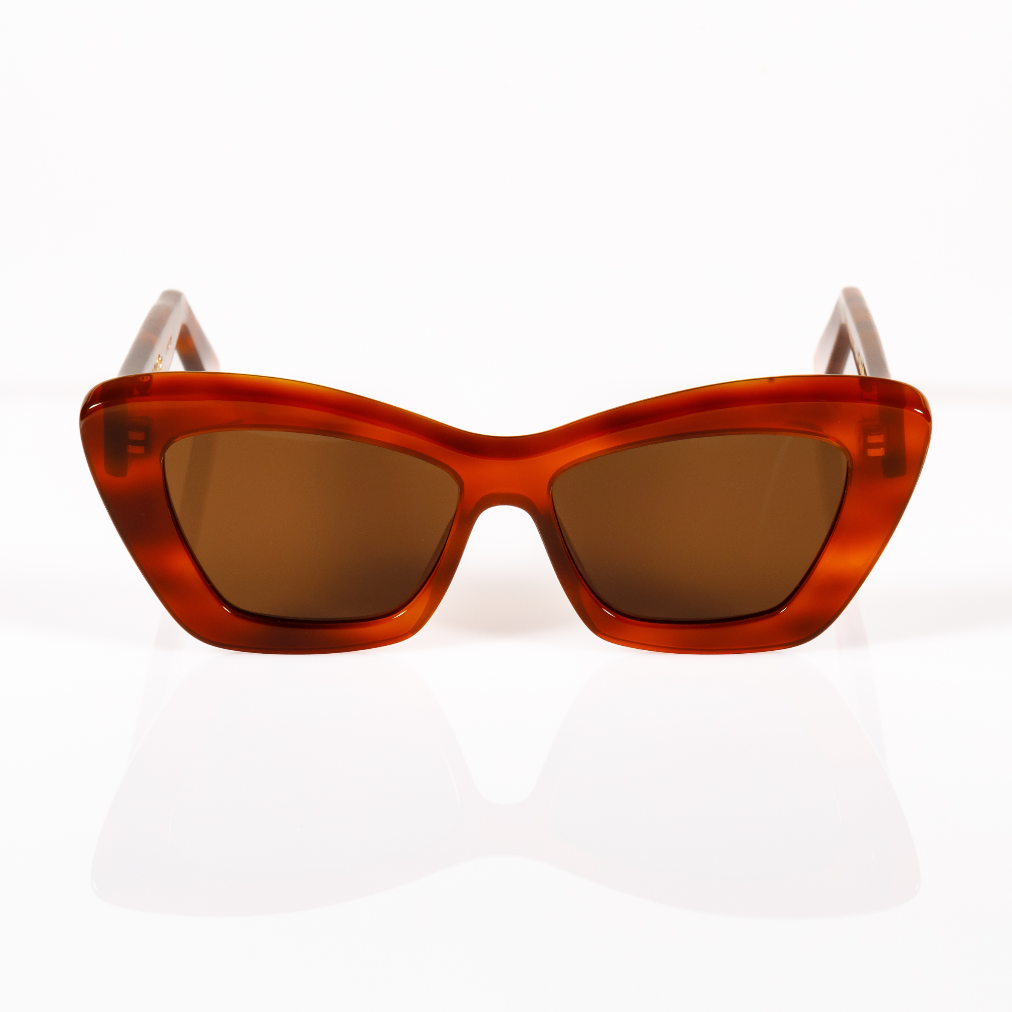 Memori sunglasses for small faces Cat-Eye Sunglasses Tortoise