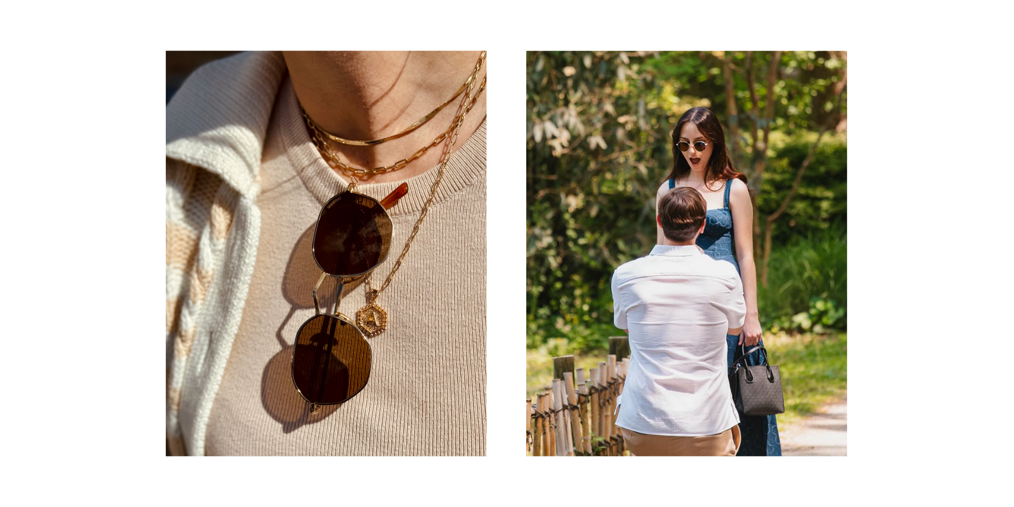 engagement photoshoot sunglasses 