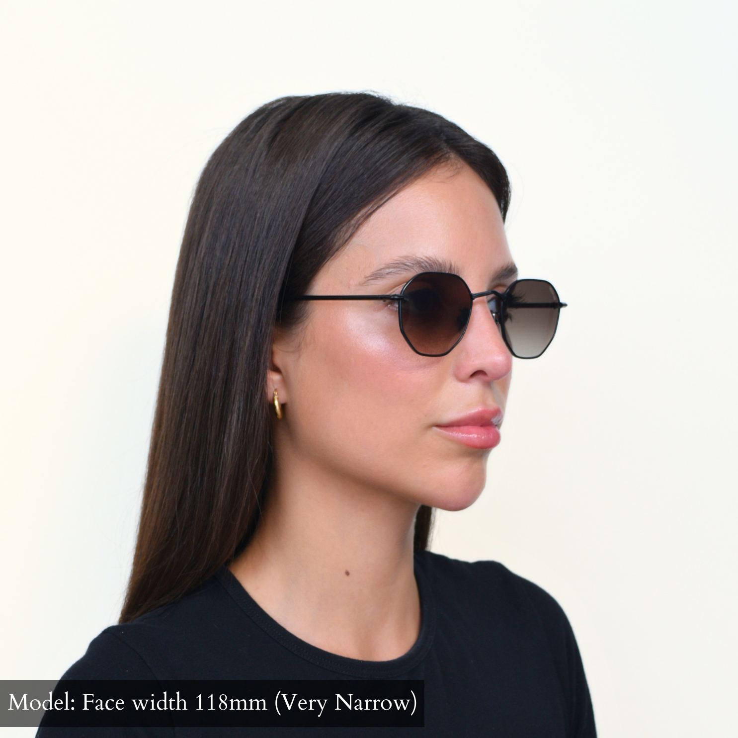 Narrow width best sale sunglasses