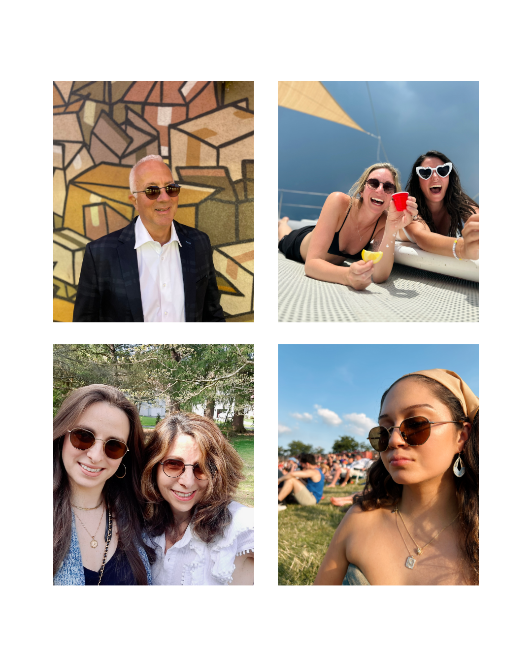 people on instagram wearing memori sunglasses